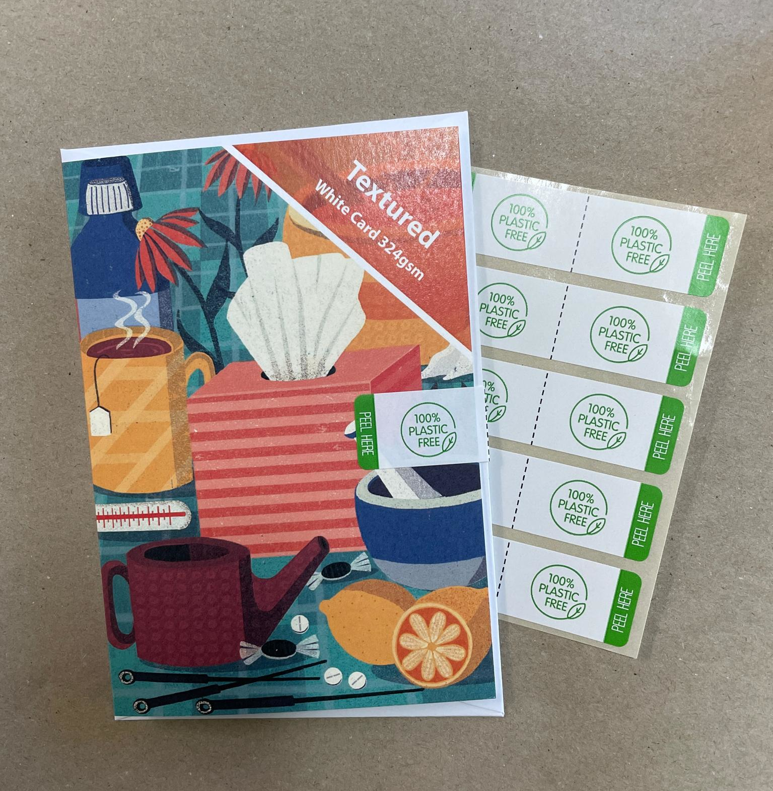 Green & White Card Catchers