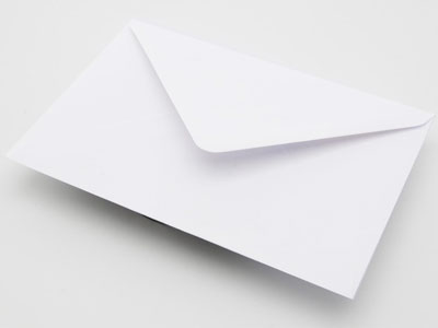 Bright White Envelope