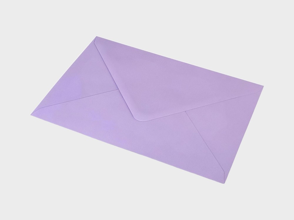Lavender envelope