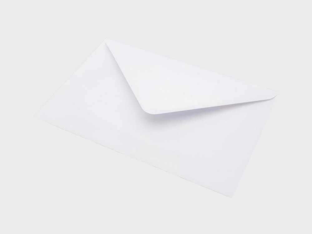 White envelope