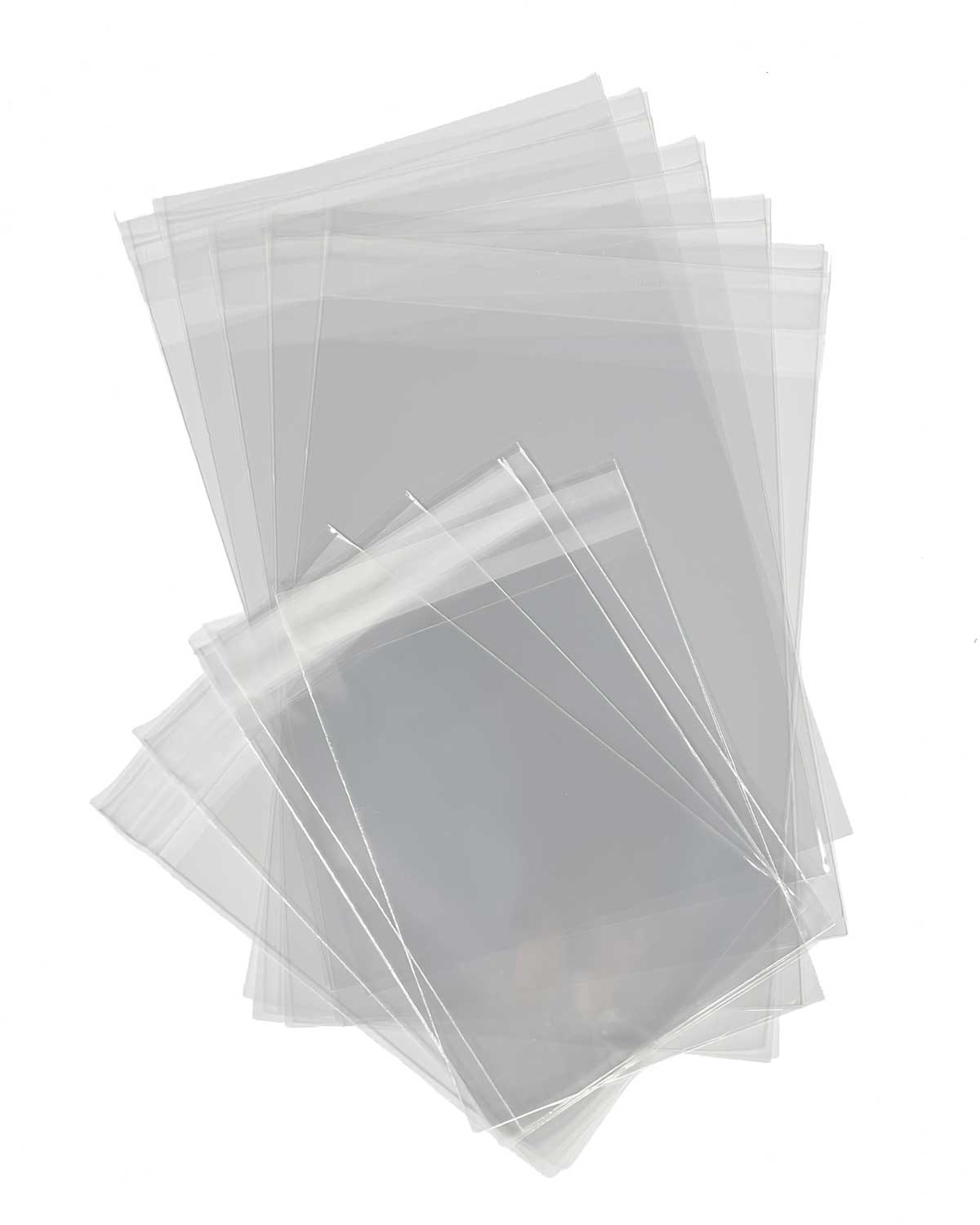 Clear acetate display sleeves for greeting cards